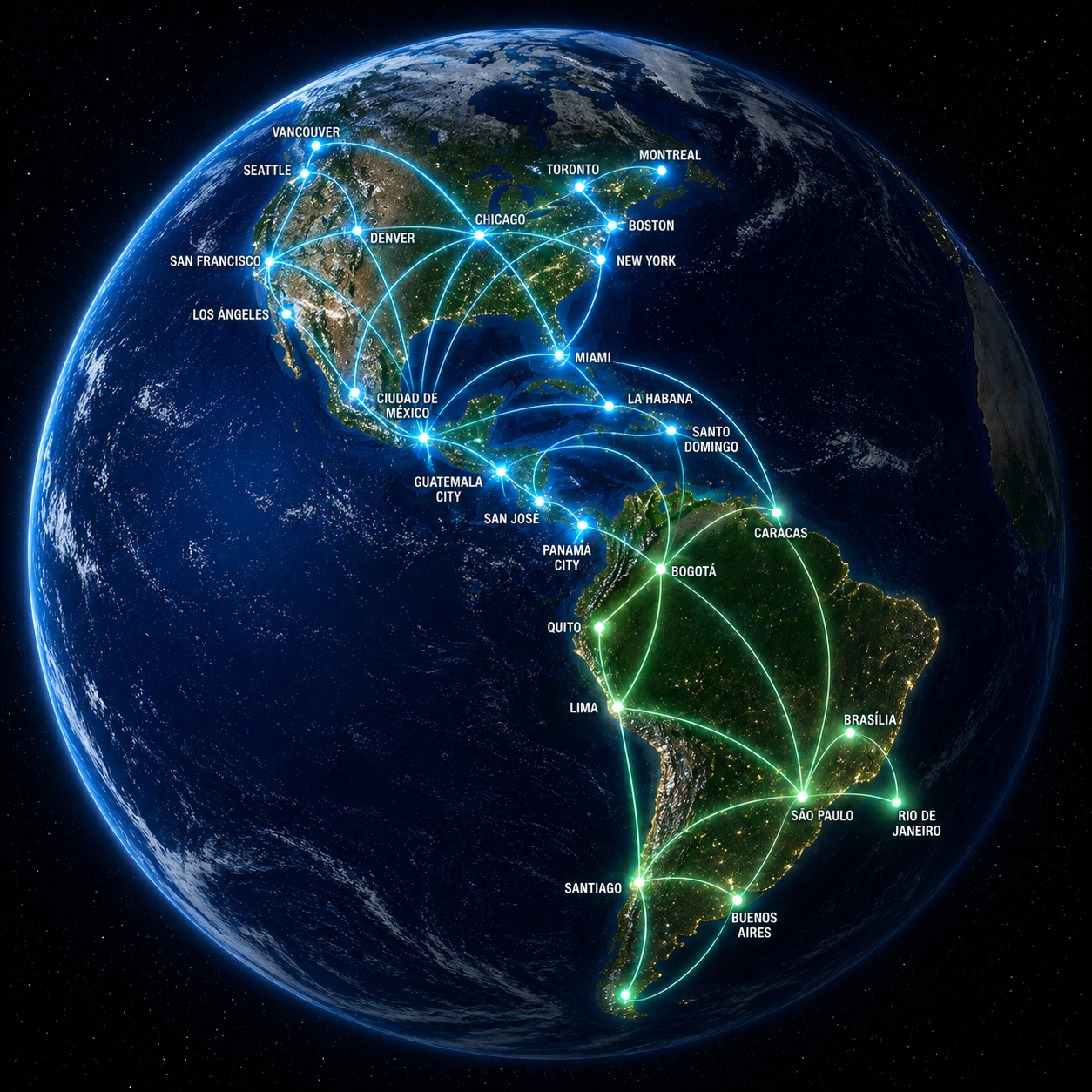 norjal_conectividad global_continente americano
